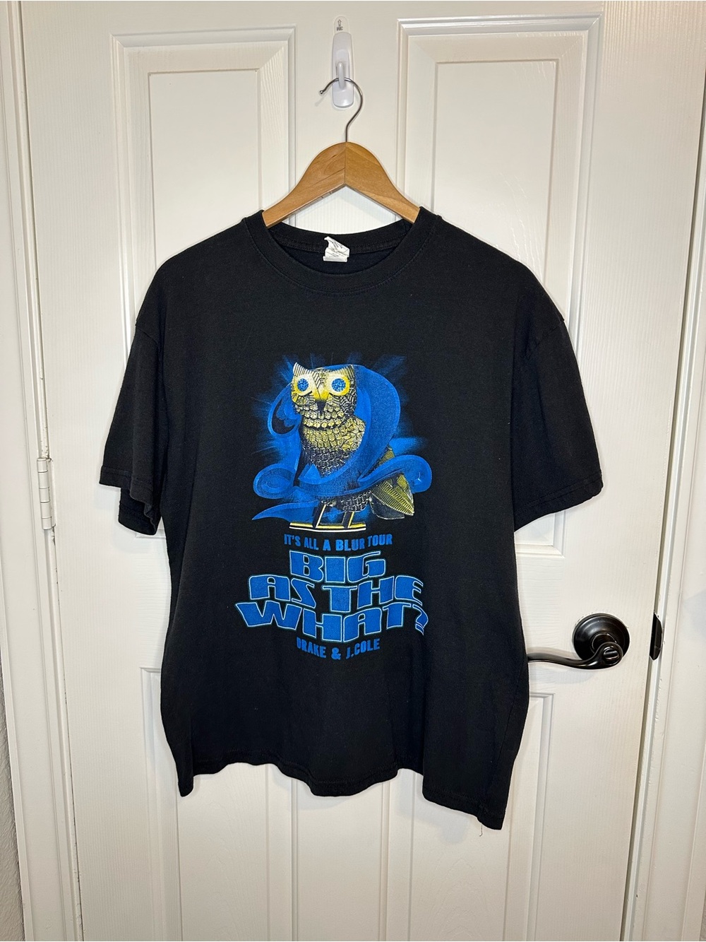 Drake J Cole It’s All A Blur Tour Big As The What? T- Shirt XL Streetwear Grunge